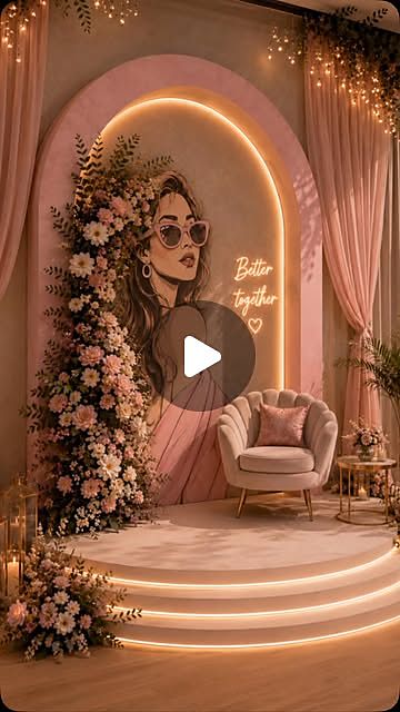 Floral and artwork styling for a commercial studio interior
