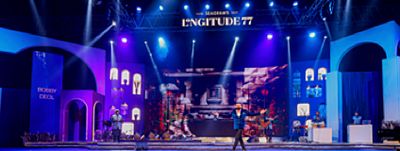 Main stage performance at the Longitude 77 global launch for Pernod Ricard